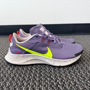 Nike Womens Pegasus Trail 3 Canyon Purple Volt Shoes Runners DA8698-500 Size 10